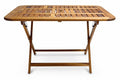 Vouwbare Houten TuinTafel - Duurzaam en Compact Ontwerp