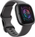 Fitbit Sense 2 is een smartwatch voor gezondheid en fitness met ingebouwde gps, geavanceerde gezondheidsfuncties en een batterijduur tot 6 dagen. Compatibel met Android™ en iOS(Shadow Grey/Graphite Aluminium)