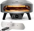 Cozze® | 17" CLASSIC Pizzaoven Gas 30mbar | Inclusief Cordierite Pizzasteen | Automatische Ontsteking | Thermometer | Grote Capaciteit